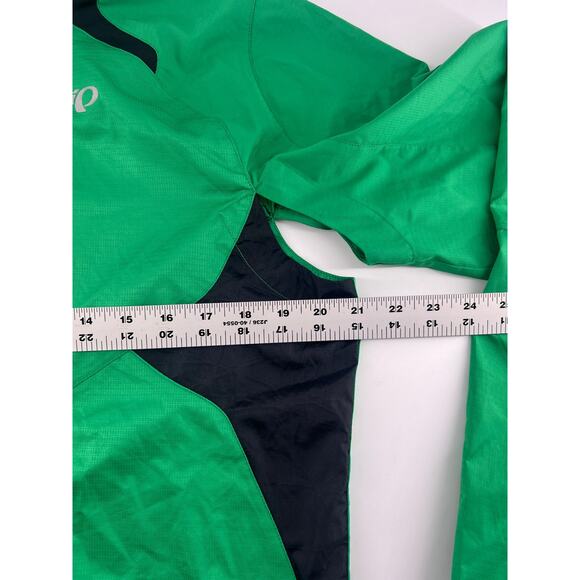 Pearl Izumi Jacket Womens Medium Green Yellow Full Zip Cycling Sportswear Active - Picture 5 of 11